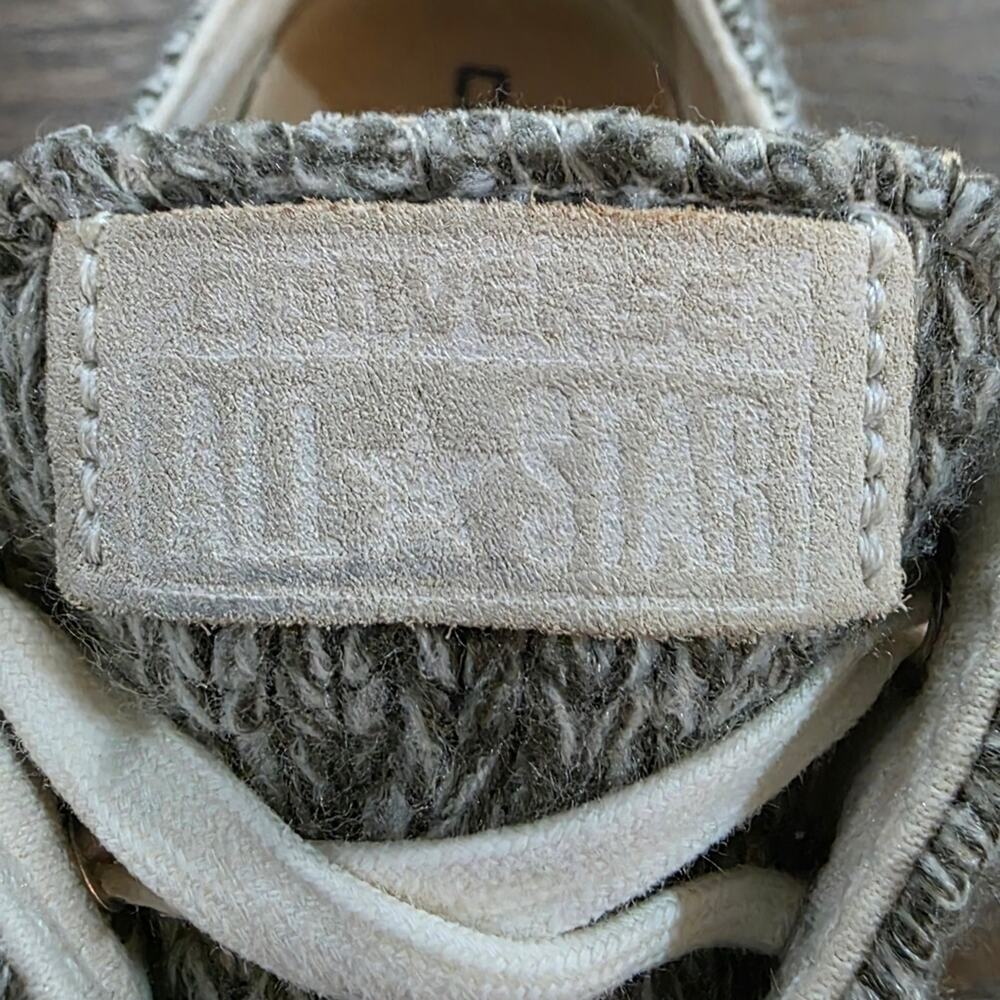 Converse Chuck Taylor All Star Heathered Knit Low Top Sneaker, Women's Size 10 - Picture 9 of 9